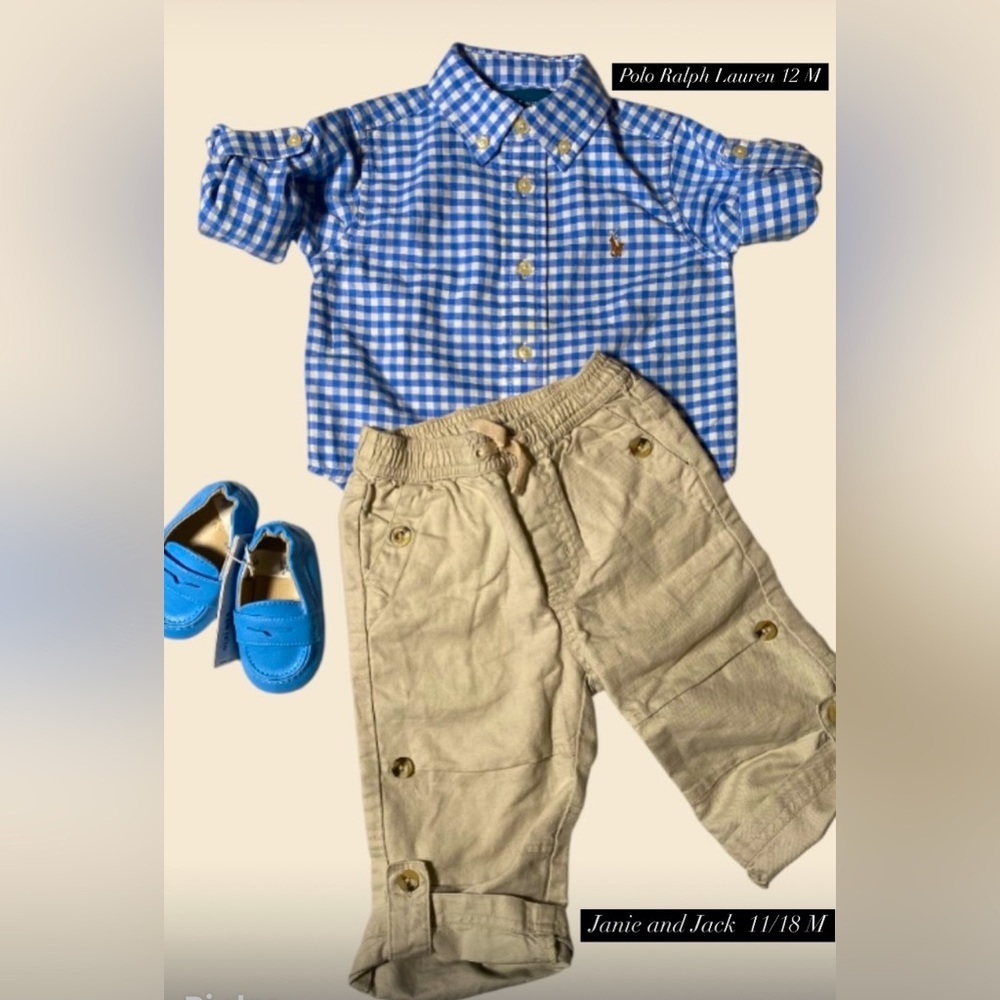 Ralph Lauren Baby Boy  and Janie and Jack Set